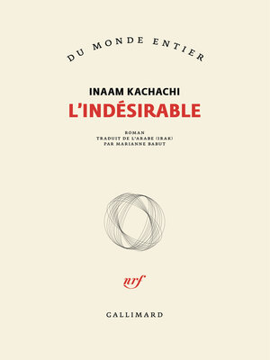 cover image of L'indésirable